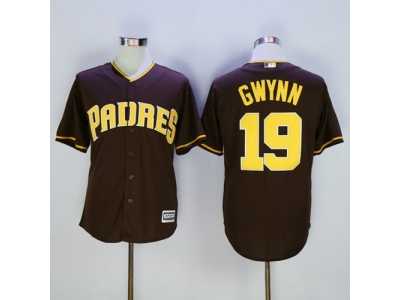 San Diego Padres #19 Tony Gwynn Coffee New Cool Base Stitched MLB Jersey