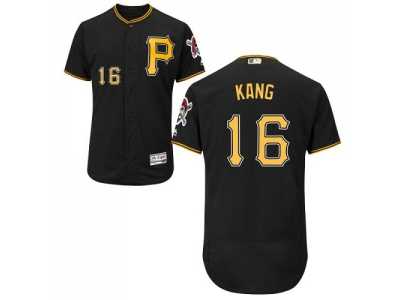 Pittsburgh Pirates #16 Jung-ho Kang Black Flexbase Authentic Collection Stitched MLB Jersey
