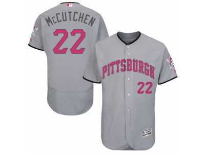 Pittsburgh Pirates #22 Andrew McCutchen Gary Road 2016 Mother's Day Flex Base Jersey