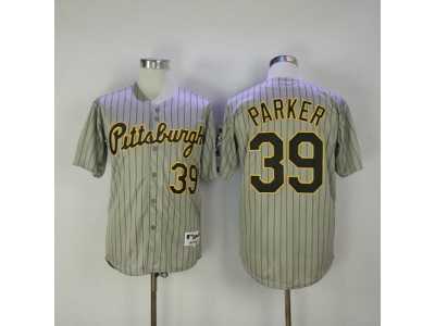 Pittsburgh Pirates #39 Dave Parker Grey Strip 1997 Turn Back The Clock Stitched MLB Jersey