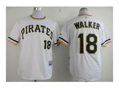 mlb jerseys pittsburgh pirates #18 walker white[2013]