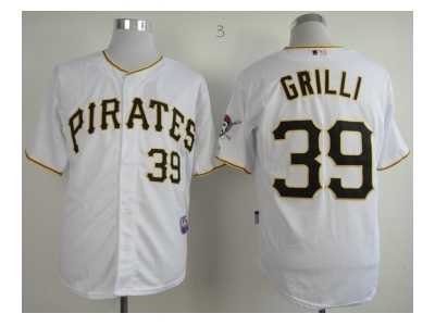 mlb jerseys pittsburgh pirates #39 grilli white[grilli]
