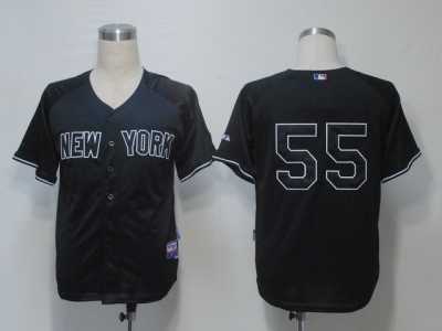 MLB New York Yankees #55 Black[Cool Base]