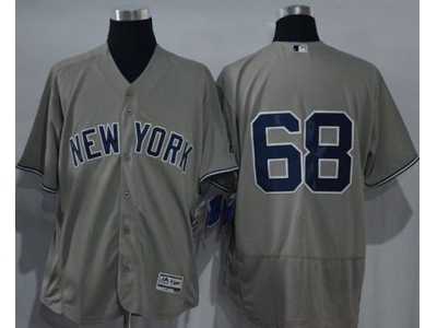 New York Yankees #68 Dellin Betances Grey Flexbase Authentic Collection Stitched Baseball Jersey