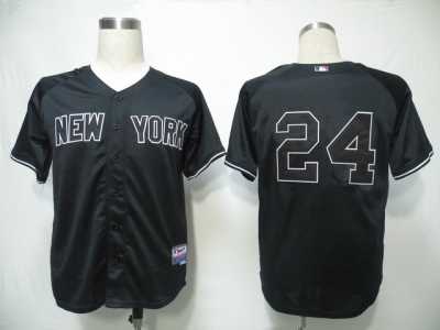 mlb New York Yankees #24 Cano Black[cool base]