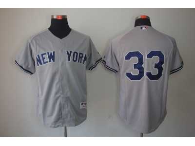 mlb New York Yankees #33 grey Nick Swisher jerseys[2013]