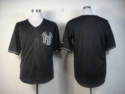 mlb jerseys new york yankees blank black[fashion]
