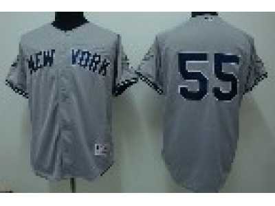 mlb new york yankees #55 matsui grey[2009 logo]