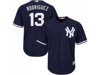 Youth New York Yankees #13 Alex Rodriguez Navy blue Cool Base Stitched MLB Jersey