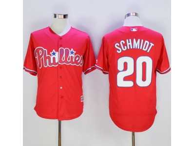 Philadelphia Phillies #20 Mike Schmidt Red New Cool Base Stitched Baseball Jersey