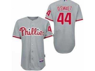 Philadelphia Phillies #44 Roy Oswalt gray