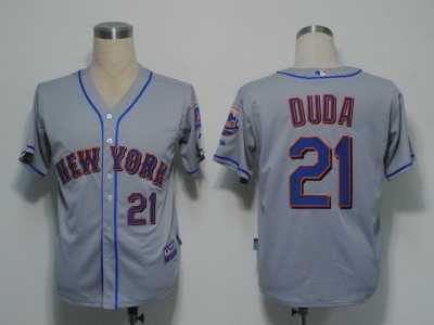 MLB New York Mets #21 Duda Grey[Cool Base]