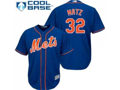 Youth New York Mets #32 Steven Matz Blue Cool Base Stitched MLB Jersey