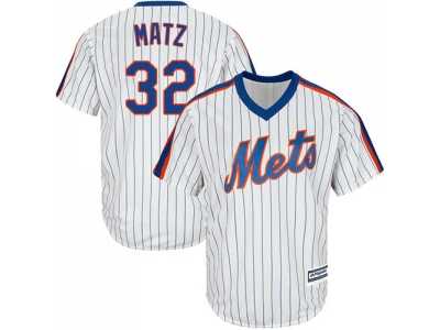 Youth New York Mets #32 Steven Matz White(Blue Strip) Alternate Cool Base Stitched MLB Jersey
