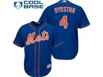 Youth New York Mets #4 Lenny Dykstra Blue Cool Base Stitched MLB Jersey
