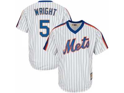 Youth New York Mets #5 David Wright White(Blue Strip) Alternate Cool Base Stitched MLB Jersey