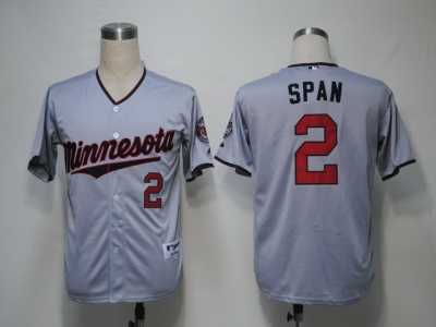 MLB Minnesota Twins #2 Span Grey