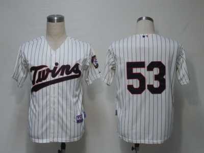 MLB Minnesota Twins #53 Blackburn Cream[Cool Base]
