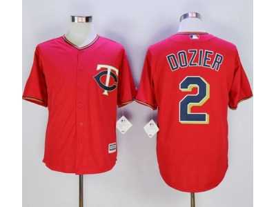 Minnesota Twins #2 Brian Dozier Red New Cool Base Stitched MLB Jersey