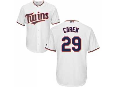 Youth Minnesota Twins #29 Rod Carew White Cool Base Stitched MLB Jersey