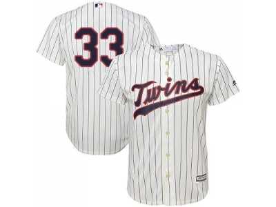 Youth Minnesota Twins #33 Justin Morneau Cream Stitched MLB Jersey