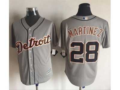 Detroit Tigers #28 J. D. Martinez Grey New Cool Base Stitched Baseball Jersey