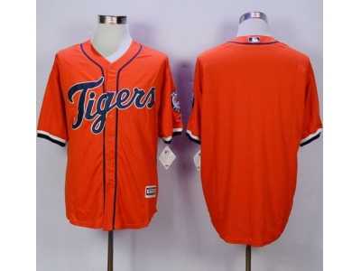 Detroit Tigers Blank Orange New Cool Base Stitched MLB Jersey