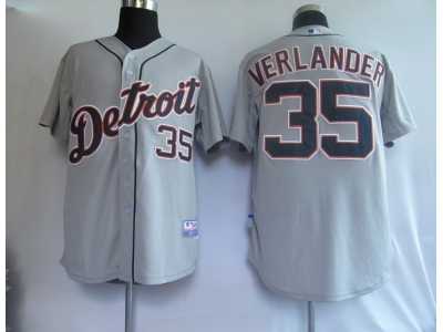 MLB Jerseys Detroit Tigers 35# Verlander Grey