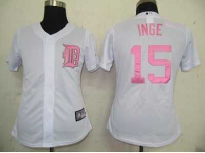 MLB Women Jerseys Detroit Tigers #15 Inge White