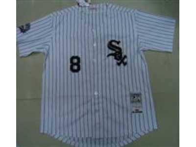MLB Chicago White Sox #8 white jerseys
