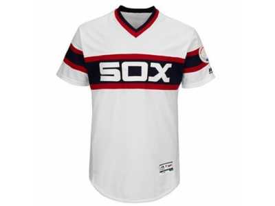 Men's Chicago White Sox Blank White Majestic Flexbase Authentic Collection Team Jersey