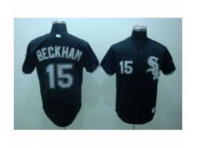 mlb chicago white sox #15 beckman black