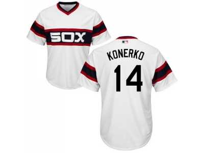 Youth Chicago White Sox #14 Paul Konerko White Alternate Home Cool Base Stitched MLB Jersey