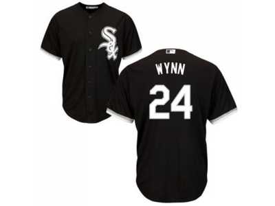 Youth Chicago White Sox #24 Early Wynn Black Alternate Cool Base Stitched MLB Jersey