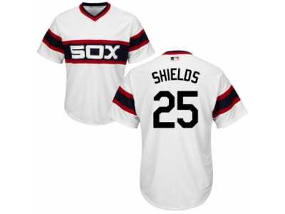 Youth Majestic Chicago White Sox #25 James Shields Replica White 2013 Alternate Home Cool Base MLB Jersey