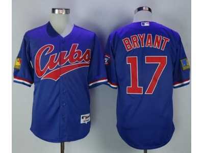 Chicago Cubs #17 Kris Bryant Blue 1994 Turn Back The Clock Stitched MLB Jersey