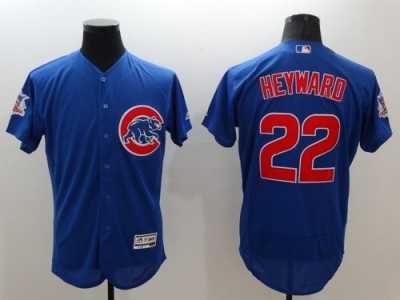 Chicago Cubs #22 Jason Heyward Blue Flexbase Authentic Collection Stitched MLB Jersey