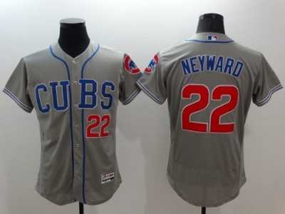 Chicago Cubs #22 Jason Heyward Grey Flexbase Authentic Collection Alternate Road Stitched MLB Jersey
