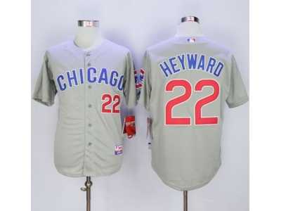 Chicago Cubs #22 Jason Heyward Grey Road Cool Base Stitched MLB Jersey