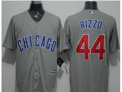 Chicago Cubs #44 Anthony Rizzo Grey New Cool Base Stitched MLB Jersey
