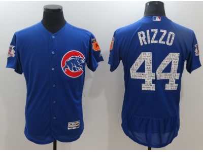 Chicago Cubs #44 Anthony Rizzo Royal 2017 Spring Training Flexbase Authentic Collection Stitched Baseball Jersey