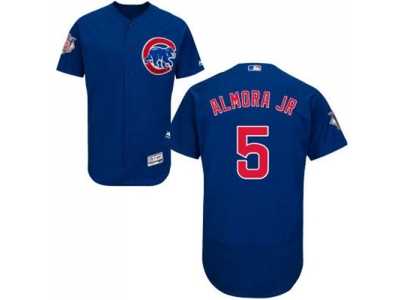 Chicago Cubs #5 Albert Almora Jr. Blue Flexbase Authentic Collection Stitched MLB Jersey
