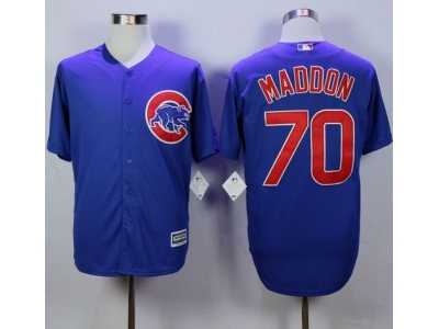Chicago Cubs #70 Joe Maddon Blue New Cool Base Stitched MLB Jersey
