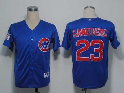 MLB Chicago Cubs #23 Sandberg Blue