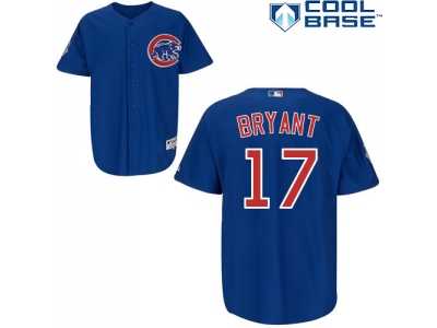 MLB chicago cubs #17 Bryant blue jerseys