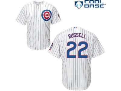 MLB chicago cubs #22 Russell white jerseys