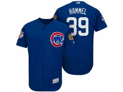 Men's Chicago Cubs #39 Jason Hammel 2017 Spring Training Flex Base Authentic Collection Stitched Baseball Jersey