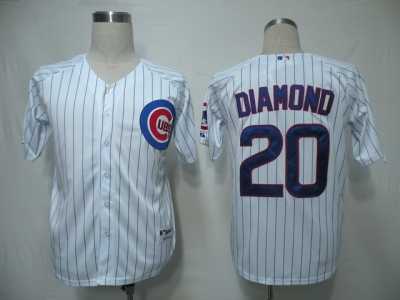 mlb chicago cubs #20 Diamond White[blue strip]