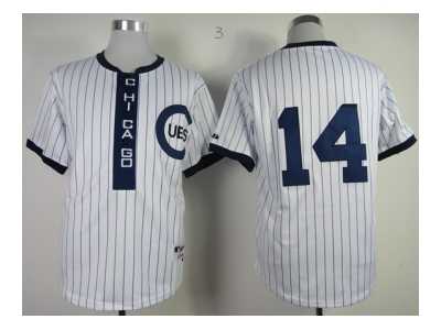 mlb jerseys chicago cubs #14 banks white[blue stripe][2013 new]