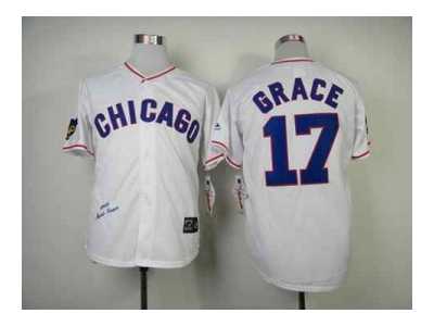 mlb jerseys chicago cubs #17 grace white[1968 m&n]